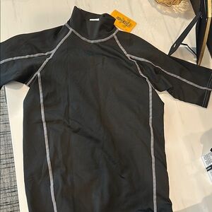 Men's Black wet suit Shirt pro motion